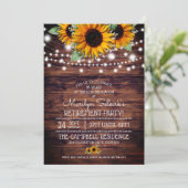 Rustige zonnebloemen|Twinkle Lights Retirement Par Kaart (Staand voorkant)