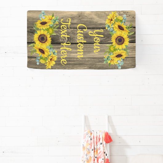 Rustige ZonnebloemPartij Fotografie Prop Spandoek (Insitu)