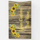 Rustige ZonnebloemPartij Fotografie Prop Spandoek (Verticaal)