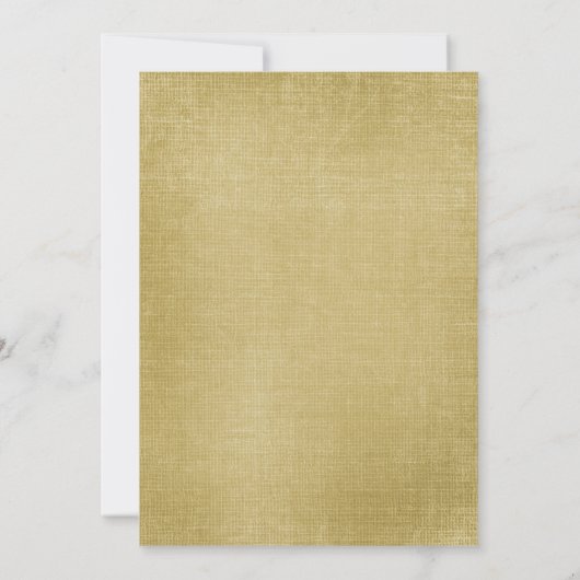 Rustige zonnebloempjes bruiloft kaart (Achterkant)