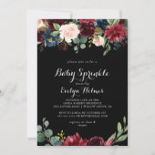 Rustige zwarte botanische Baby sprinkhaan Kaart (Voorkant)