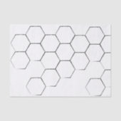 Rustige zwarte Honeycomb-afdrukpapier Tissuepapier (Voorkant)