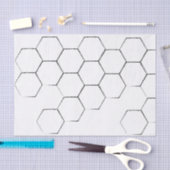 Rustige zwarte Honeycomb-afdrukpapier Tissuepapier (Craft)