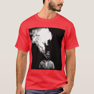 Rustin Cohle van echte rechercheur die een sigaret T-shirt