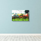 Rusting Away Canvas Afdruk (Insitu (Houten vloer))