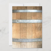 Rustique 50e anniversaire Invitation pour les femm (Dos)