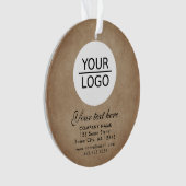 Rustique Ajouter votre logo Promotion de texte per (devant)