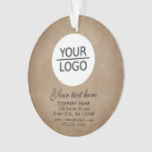 Rustique Ajouter votre logo Promotion de texte per (devant)