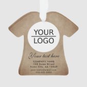 Rustique Ajoutez votre logo avec promotion de text (devant)