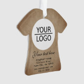 Rustique Ajoutez votre logo avec promotion de text (devant)