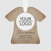 Rustique Ajoutez votre logo avec une promotion de (dos)