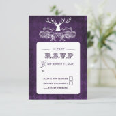 Rustique Antler, Deer Winter Woodland rsvp 3,5 x 5 (Debout devant)