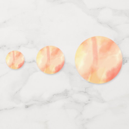 Rustique Aquarelle Apple Motif Confetti (Derrière)