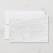 Rustique aquarelle Cactus Mariage Merci Photo (Dos)