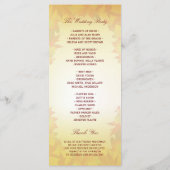 Rustique Automne Gold Red Fall Leaves Programme de (Dos)