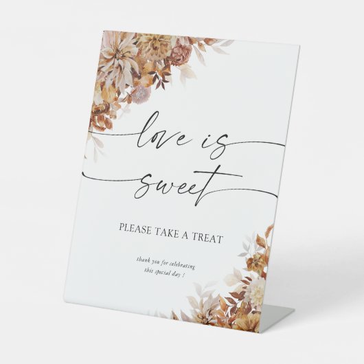 Rustique Automne laisse l'amour est signe doux (Recto)