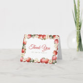 Rustique Baby shower Apple - Cartes de Remerciemen (Devant)