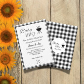 Rustique BBBQ Couples Baby shower Invitation
