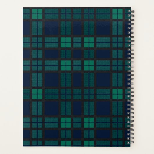 Rustique Blackwatch Script Mariage Tartan (Dos)