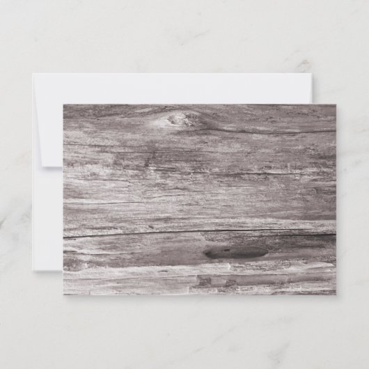 Rustique Blue Hydrangea Mason Jar Mariage RSVP (Dos)