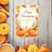 Rustique Boho Cosy Carte Thanksgiving Automne