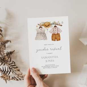Rustique Boho Genre Reveillez Invitation