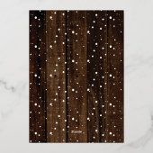 Rustique Bois Chaleureux Vacances 4 Photo Huile (Verso)