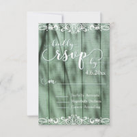 Rustique Bois Vert Blanc RSVP