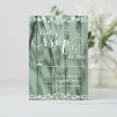 Rustique Bois Vert Blanc RSVP (Debout devant)