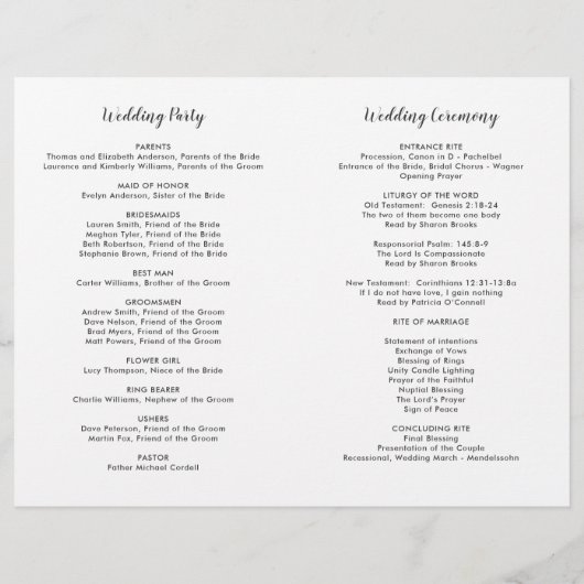 Rustique Bourgogne rose Automne Floral Programmes  (Dos)