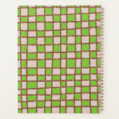 Rustique Brown vert À damiers Motif de tableau de (Dos)