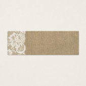 Rustique Burlap et dentelle Mariage (Devant)