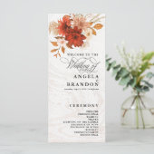 Rustique Burnt Orange Terracotta Programme de mari (Debout devant)