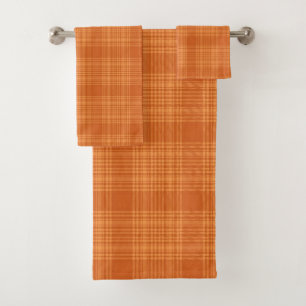 Rustique Burtic Orange et Jaune automne Plaid 