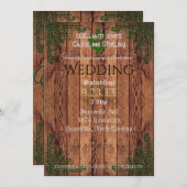 Rustique Celtique Claddagh Faire-part de mariage (Devant / Derrière)