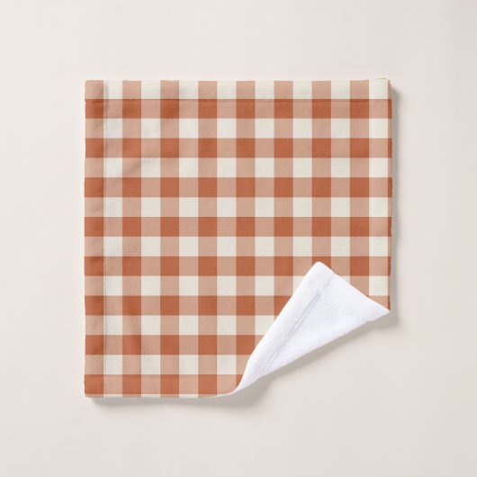 Rustique chaud Automne Brown Cosy Motif de tableau (Gant de toilette)
