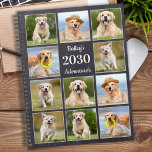 Rustique Chien Chien Chien Pet Journal Photo Colla<br><div class="desc">Planificateur de calendrier personnalisé photo collage pour votre meilleur ami. Gardez tous vos rendez-vous chiens, que ce soit des visites vétérinaires, des dates de jeu de chiots, le toilettage de chiens ou l'entraînement organisé, chaque animal mérite un plan photo personnalisé ! Notre planificateur photo chien a 11 photos à personnaliser,...</div>