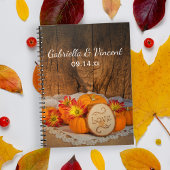 Rustique Citrouille Automne Grange Mariage Livre d