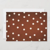 Rustique Citrouille Carte de remerciements Floral  (Dos)