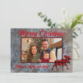 Rustique classique orignal rouge plaid modèle phot (Debout devant)