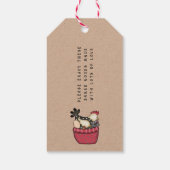 rustique cuit avec étiquette de faveur d'amour (Dos)