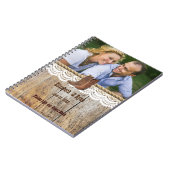 Rustique, dentelle et fer à cheval, livre d'hôtes (Côté gauche)