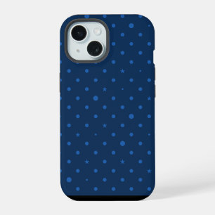 Rustique Élégant Bleu & Étoiles Noires