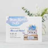 Rustique Enregistrer la carte de date (Debout devant)