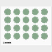Rustique Étiquette Minérale Verte pour Écrire (Feuille)