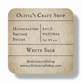 Rustique | Étiquettes Sage Smudge