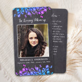 Rustique Eucalyptus Botanique Carte de prière S