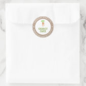Rustique Fabriqué avec Amour | Étiquette de Gâtea (Sac)