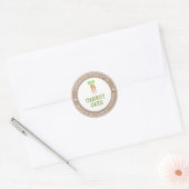 Rustique Fabriqué avec Amour | Étiquette de Gâtea (Enveloppe)