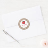 Rustique Fait Maison avec Amour  | Étiquette Confi (Enveloppe)